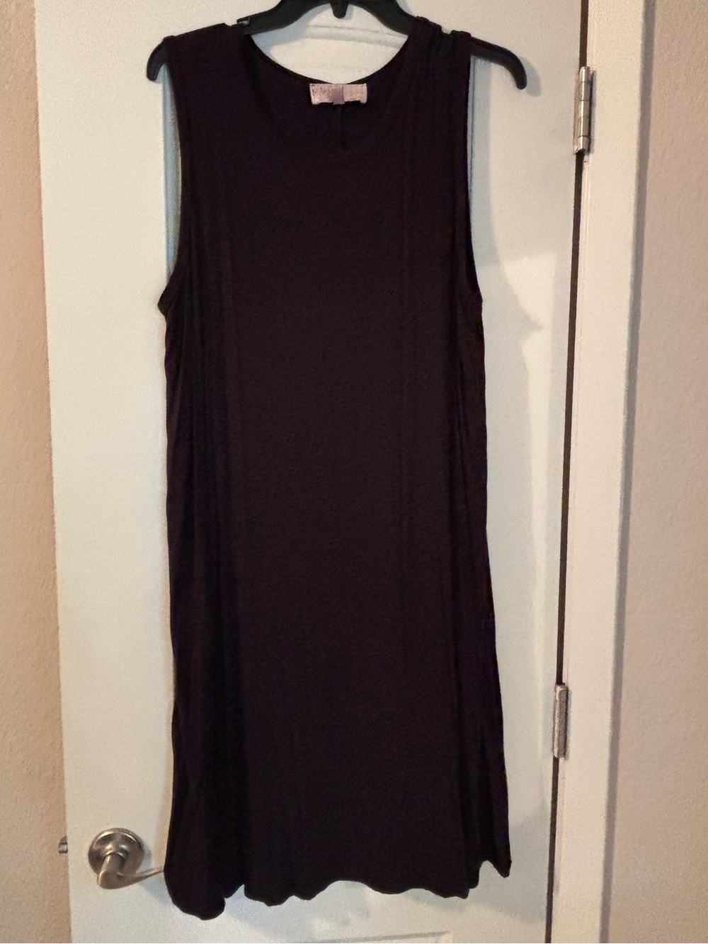 Philosophy Black Crewneck Tank Dress